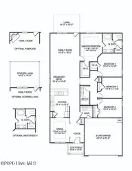 115 White Bark Avenue Lot 20, Rocky Mount, NC 27804 — 4-bedroom home in Longneedle, Rocky Mount, NC, photo 2 of 2: Lot 20 - 2030B floorplan