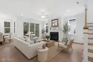222 Windswept Lane, Beaufort, NC 28516 — 4-bedroom home in Beaufort Club, Beaufort, NC, photo 5 of 53: Living Room with Gas Fireplace