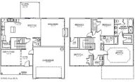 1015 Croaker Court, New Bern, NC 28562 — 4-bedroom home in Bluewater Rise, New Bern, NC, photo 6 of 12: Floor Plan