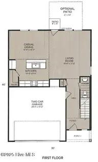 132 Cobbler Way 60, Hampstead, NC 28443 — 4-bedroom home in Brookfield Branch, Hampstead, NC, photo 3 of 9: Rosebay First Floor