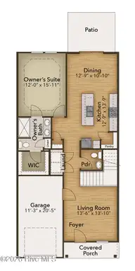 7174 Copacabana Drive, Leland, NC 28479 — 3-bedroom townhome in Riverwalk Pointe, Leland, NC, photo 3 of 3
