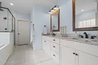 33 Banning Drive, Whispering Pines, NC 28327 — 4-bedroom home in Newbury Ridge, Whispering Pines, NC, photo 17 of 31: Primary Bath