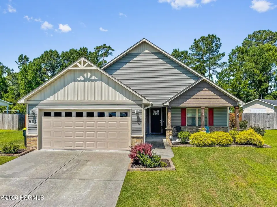 801 Ashley Meadow Lane, Jacksonville, NC 28546 — 3-bedroom home in Hunters Creek, Jacksonville, NC, photo 1 of 60