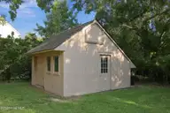 1506 Chip Shot Drive, Morehead City, NC 28557 — 3-bedroom home in Country Club East, Morehead City, NC, photo 17 of 20: shed/workshop in backyard