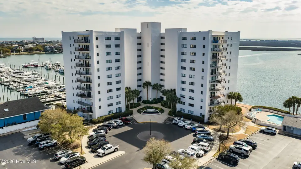 322 Causeway Drive Ste 806, Wrightsville Beach, NC 28480 — 2-bedroom waterfront condo in Seapath Towers, Wrightsville Beach, NC, photo 1 of 41: 001_dji_20260310150537_0324_d_220