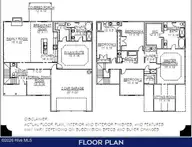 1003 Mahi Manor, New Bern, NC 28562 — 5-bedroom home in Bluewater Rise, New Bern, NC, photo 2 of 12: Floor Plan - Lot 499