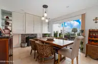 102 Shoreline Drive, Atlantic Beach, NC 28512 — 2-bedroom waterfront home in Bogue View Shores, Atlantic Beach, NC, photo 9 of 29: Dining Area View