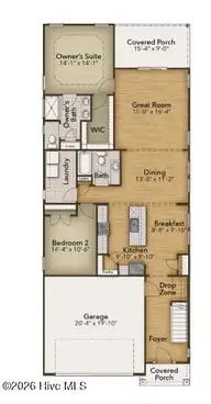 4037 Morning Dew Path Lot 75, Leland, NC 28451 — 3-bedroom home in Terrapin, Leland, NC, photo 2 of 37