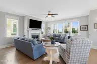 108 Hollings Court, Newport, NC 28570 — 4-bedroom waterfront home in Cannonsgate, Newport, NC, photo 7 of 61: Living room with sound views