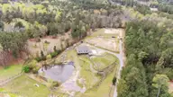 230 Causey Road, Vass, NC 28394 — 3-bedroom waterfront home in Horse Country, Vass, NC, photo 1 of 44: Arial 1