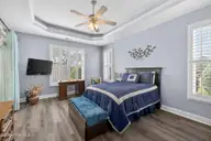 1230 Nightingale Court, Leland, NC 28451 — 3-bedroom waterfront home in Waterford of the Carolinas, Leland, NC, photo 20 of 75: Primary Bedroom