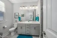 2085 Manor Parc Drive, Calabash, NC 28467 — 3-bedroom waterfront home in Kingfish Bay, Calabash, NC, photo 14 of 41: 65-web-or-mls-57 1st floor bathroom