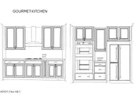 6231 Raystone Way, Leland, NC 28451 — 3-bedroom home in Pinewood, Leland, NC, photo 11 of 32: Gourmet Kitchen Cabinet Layout