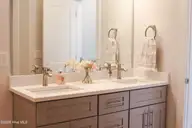 2500 Brookhaven Drive, Kinston, NC 28504 — 3-bedroom home in Westwood, Kinston, NC, photo 6 of 21: dual vanity Bathroom