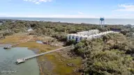 650 Salter Path Road 303, Pine Knoll Shores, NC 28512 — 2-bedroom waterfront condo in Ocean Bay Villas, Pine Knoll Shores, NC, photo 3 of 43: Aerial View