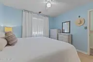 9100 Reed Drive 3202, Emerald Isle, NC 28594 — 1-bedroom waterfront condo in Queens Court, Emerald Isle, NC, photo 14 of 52: Bedroom