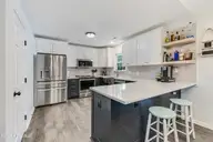 1803 W Yacht Drive, Oak Island, NC 28465 — 3-bedroom home in Pinners Point, Oak Island, NC, photo 10 of 39: Kitchen