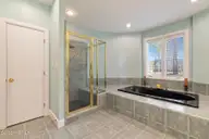 5007 Country Club Drive N, Wilson, NC 27896 — 3-bedroom home in Country Club Colony, Wilson, NC, photo 16 of 29: Walk-in shower