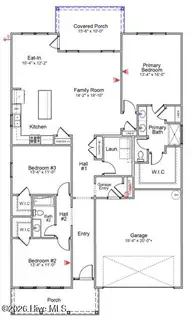 718 Mallory Drive, Sneads Ferry, NC 28460 — 3-bedroom home in Citadel Point at Southbridge, Sneads Ferry, NC, photo 2 of 2
