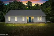 726 Thomas Road, Rocky Mount, NC 27801 — 3-bedroom home, Rocky Mount, NC, photo 2 of 50: Twilight Front Exterior