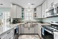 419 27th Street D, Sunset Beach, NC 28468 — 2-bedroom condo in Villas at Sunset Bea, Sunset Beach, NC, photo 10 of 42: Kitchen