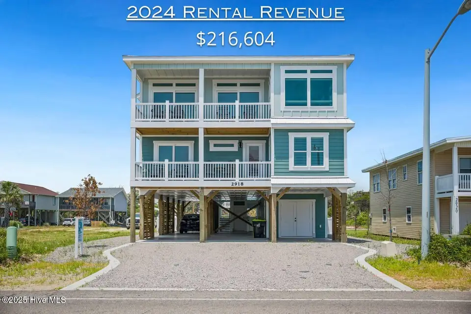 2918 E Beach Drive, Oak Island, NC 28465 — 10-bedroom waterfront home, Oak Island, NC, photo 1 of 74: Rental Revenue