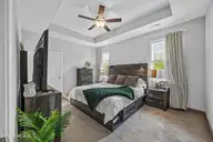 2120 Blue Bonnet Circle, Castle Hayne, NC 28429 — 3-bedroom home in Rachel's Place, Castle Hayne, NC, photo 10 of 30: Primary Bedroom View 1