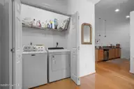 514 B Village Green Drive, Morehead City, NC 28557 — 2-bedroom condo in Brandywine Bay, Morehead City, NC, photo 23 of 29: Washer Dryer
