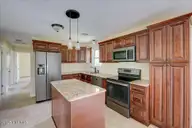 113 N First Avenue, New Bern, NC 28560 — 3-bedroom home in Glenburnie Gardens, New Bern, NC, photo 11 of 35: Kitchen Island and beautiful cabinets