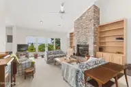 270 Oakleaf Drive, Pine Knoll Shores, NC 28512 — 3-bedroom waterfront home in Pine Knoll Association, Pine Knoll Shores, NC, photo 10 of 37: Living