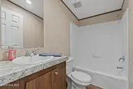 3080 Cross Street SW, Shallotte, NC 28470 — 3-bedroom manufactured home in Shell Point, Shallotte, NC, photo 21 of 35: Guest Bathroom
