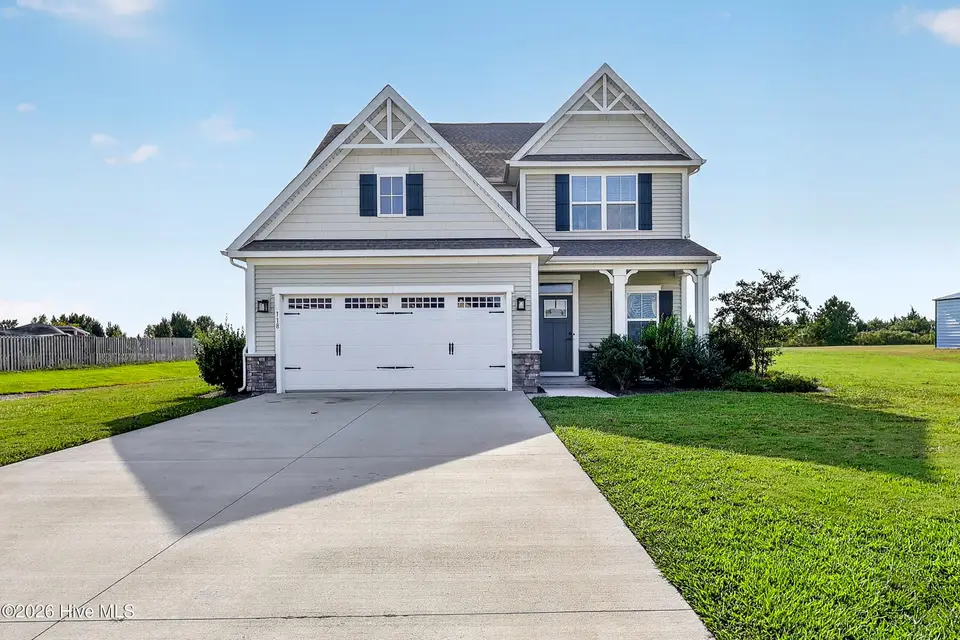 118 Hannah Drive, Elizabeth City, NC 27909 — 4-bedroom home in Fox Haven, Elizabeth City, NC, photo 1 of 46: Front of Home