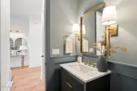 404 Summer Duck Drive, Beaufort, NC 28516 — 3-bedroom home in Beau Coast, Beaufort, NC, photo 18 of 61: Staged Half Bath
