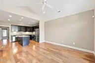 35 Elk Ridge Lane, Southern Pines, NC 28387 — 3-bedroom townhome in Elk Ridge, Southern Pines, NC, photo 9 of 33: Living Room/Kitchen