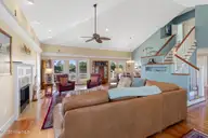 255 Gatsey Lane, Beaufort, NC 28516 — 3-bedroom waterfront home in Stanton Landing, Beaufort, NC, photo 4 of 53: Living room