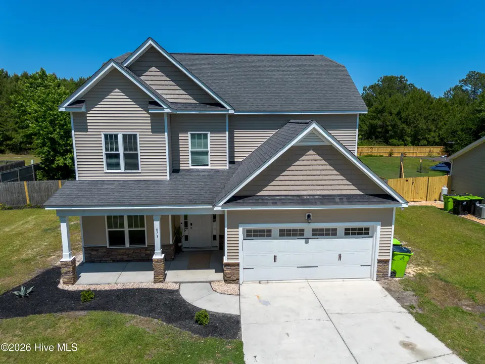 673 Morris Landing Road, Holly Ridge, NC 28445 — 3-bedroom home in The Preserve At Morris Landing, Holly Ridge, NC, photo 1 of 76: Aerial