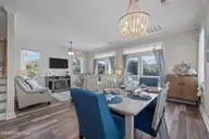 10522 Island Circle, Emerald Isle, NC 28594 — 3-bedroom home in Wyndtree, Emerald Isle, NC, photo 6 of 38: Dining and Great Room