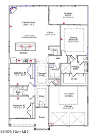9807 Enchanted Way, Leland, NC 28451 — 3-bedroom home in Grand Park, Leland, NC, photo 2 of 28: 52 floor plan