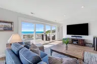 217 Salter Path Road, Pine Knoll Shores, NC 28512 — 4-bedroom waterfront home in Pine Knoll Association, Pine Knoll Shores, NC, photo 16 of 62: Living Room