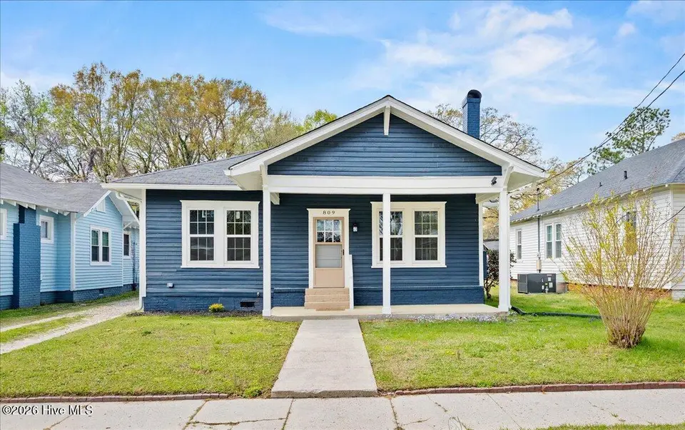 809 School Street, Rocky Mount, NC 27801 — 3-bedroom home in Edgemont Park, Rocky Mount, NC, photo 1 of 24: Exterior Front
