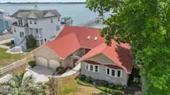 995 Chadwick Shores Drive, Sneads Ferry, NC 28460 — 4-bedroom waterfront home in Chadwick Shores, Sneads Ferry, NC, photo 5 of 69: 8_drone