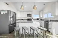7313 Ocean Drive, Emerald Isle, NC 28594 — 5-bedroom waterfront home in Oakland Hills, Emerald Isle, NC, photo 16 of 66: Kitchen View 2