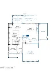 279 Dona Drive, Carthage, NC 28327 — 4-bedroom home in Tyson's Trail Estates, Carthage, NC, photo 2 of 3: First Floor