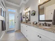 6414 Ocean Drive, Emerald Isle, NC 28594 — 5-bedroom waterfront home in Sea Crest, Emerald Isle, NC, photo 21 of 56: Master bathroom, top floor