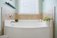 446 Meadowlark Drive, Winterville, NC 28590 — 3-bedroom home in Mellon Downs, Winterville, NC, photo 20 of 37: master bath tub