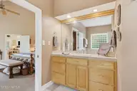 142 Oakleaf Drive, Pine Knoll Shores, NC 28512 — 3-bedroom home, Pine Knoll Shores, NC, photo 24 of 39: Primary Bath