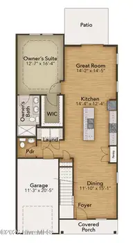 7170 Copacabana Drive, Leland, NC 28479 — 3-bedroom townhome in Riverwalk Pointe, Leland, NC, photo 2 of 3