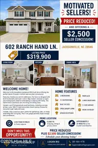 602 Ranch Hand Lane, Jacksonville, NC 28546 — 3-bedroom home in The Farm @ Hunter's Creek, Jacksonville, NC, photo 21 of 21