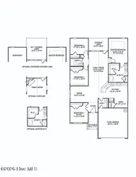 119 White Bark Avenue Lot 19, Rocky Mount, NC 27804 — 4-bedroom home in Longneedle, Rocky Mount, NC, photo 2 of 2: Lot 1 - Floorplan