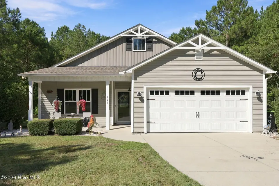 126 Penny Lane, Holly Ridge, NC 28445 — 3-bedroom home in Old Folkstone Estates, Holly Ridge, NC, photo 1 of 56